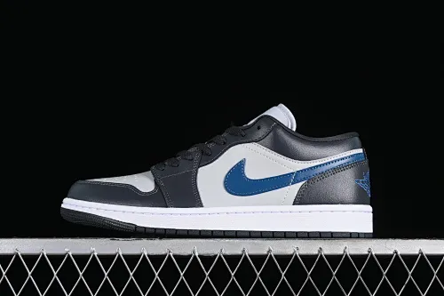 All categories Air Jordan Jordan series basketball shoes Air Jordan 1 Low G version pure original Air Jordan 1 Low AJ1 Joe 1 black gray blue hook low-top cultural basketball shoes DC0774-040